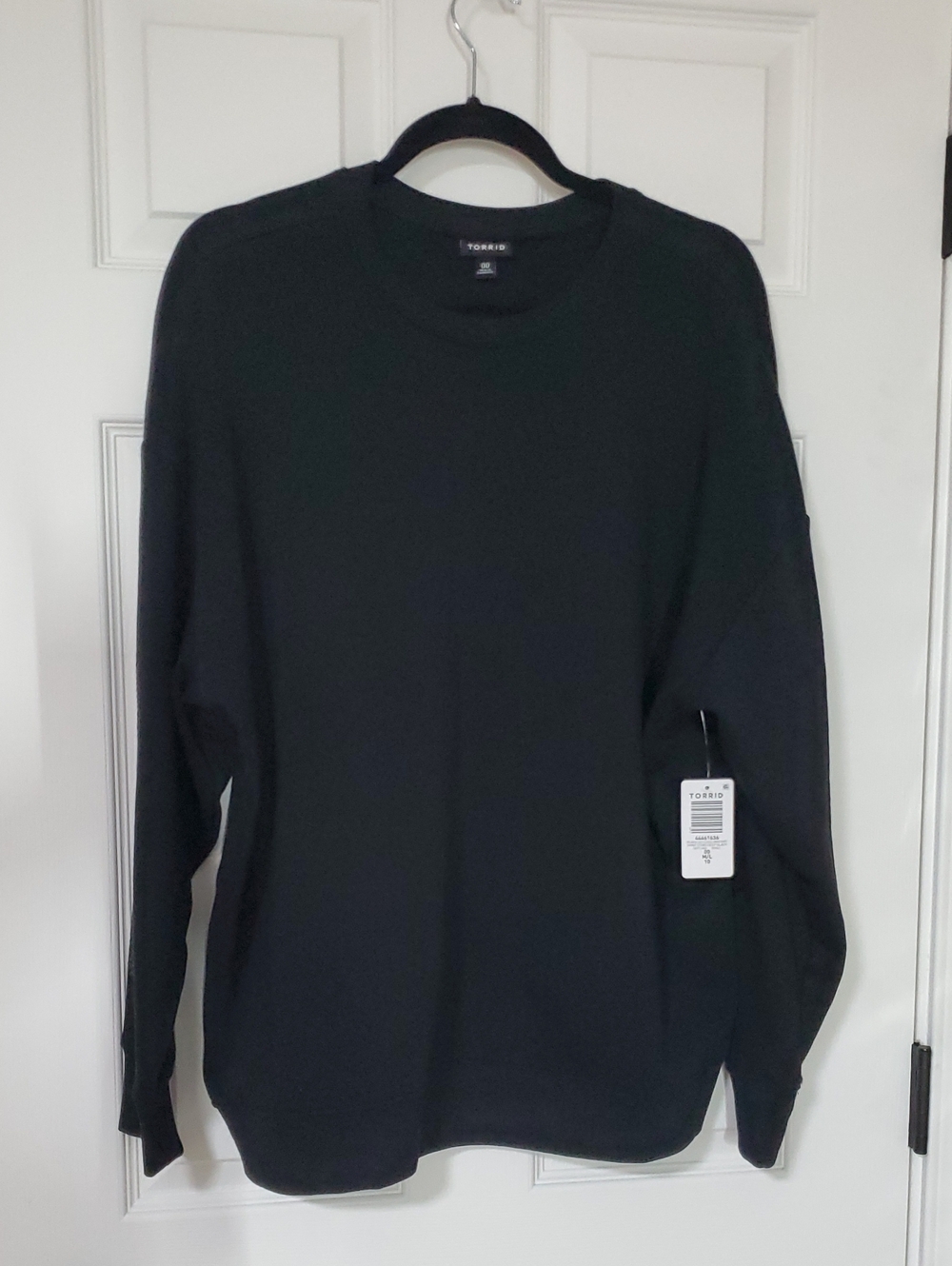 Torrid Black Women's Crewneck Pullover Sweatshirt